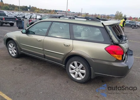 2007 Subaru Outback 2.5I from USA, damaged, VIN 4S4BP61C577327782